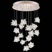 Fine Art Handcrafted Lighting 853140-202L Natural Inspirations 21" Round Multi Pendant Fixture