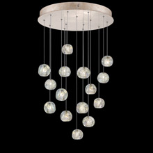 Fine Art Handcrafted Lighting 853140-206L Natural Inspirations 21" Round Multi Pendant Fixture
