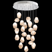 Fine Art Handcrafted Lighting 853240-14L Natural Inspirations 24" Round Multi Pendant Fixture