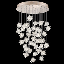 Fine Art Handcrafted Lighting 853440-202L Natural Inspirations 34" Round Multi Pendant Fixture