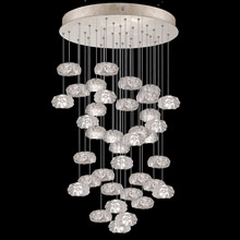 Fine Art Handcrafted Lighting 853440-21L Natural Inspirations 34" Round Multi Pendant Fixture