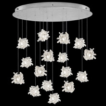 Fine Art Handcrafted Lighting 862840-102L Natural Inspirations 32" Round Multi Pendant Fixture