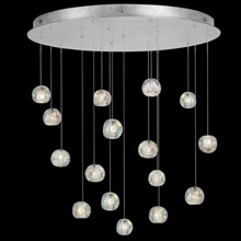 Fine Art Handcrafted Lighting 862840-106L Natural Inspirations 32" Round Multi Pendant Fixture