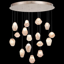 Fine Art Handcrafted Lighting 862840-24L Natural Inspirations 32" Round Multi Pendant Fixture