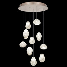 Fine Art Handcrafted Lighting 863540-23L Natural Inspirations 22" Round Multi Pendant Fixture