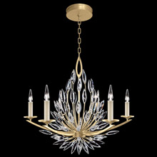 Fine Art Handcrafted Lighting 881140-1 Crystal Lily Buds Six Light Chandelier