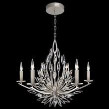 Fine Art Handcrafted Lighting 881140 Crystal Lily Buds Six Light Chandelier
