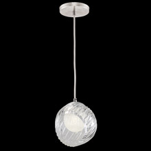 Fine Art Handcrafted Lighting 897440-1WH Nest White Drop Light Mini Pendant