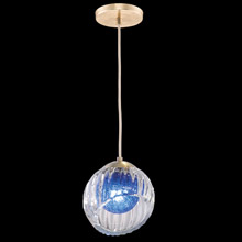 Fine Art Handcrafted Lighting 897440-2CO Nest Cobalt Blue Drop Light Mini Pendant