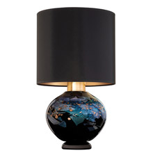 Fine Art Handcrafted Lighting 899910-33 SoBe Black Dichro Collage Table Lamp