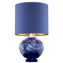 Fine Art Handcrafted Lighting 899910-44 SoBe Blue Dichro Collage Table Lamp
