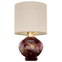 Fine Art Handcrafted Lighting 899910-52 SoBe Red Dichro Collage Table Lamp