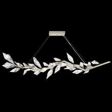 Fine Art Handcrafted Lighting 902440-1 Crystal Foret Linear Pendant Chandelier