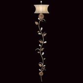 Crystal A Midsummer Nights Dream Tall Wall Sconce - Fine Art Handcrafted Lighting 427150