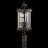 Classic/Traditional Louvre Outdoor Pier/Post Mount Lantern - Fine Art Handcrafted Lighting 559483