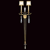 Crystal Monte Carlo Tall Wall Sconce - Fine Art Handcrafted Lighting 570450