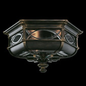 Classic/Traditional Warwickshire Outdoor Flush Mount Ceiling Fixture - Fine Art Handcrafted Lighting 611682