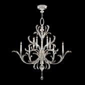 Crystal Beveled Arcs 10 Light Chandelier - Fine Art Handcrafted Lighting 701340-4