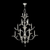 Crystal Beveled Arcs 16 Light Tall Chandelier - Fine Art Handcrafted Lighting 702040-4