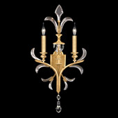 Crystal Beveled Arcs Wall Sconce - Fine Art Handcrafted Lighting 704850-3
