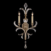 Crystal Beveled Arcs Wall Sconce - Fine Art Handcrafted Lighting 704850