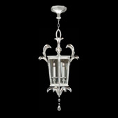 Crystal Beveled Arcs Lantern Pendant - Fine Art Handcrafted Lighting 705440-4