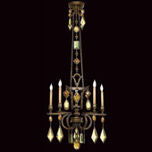 Crystal Encased Gems Chandelier - Fine Art Handcrafted Lighting 708340-1