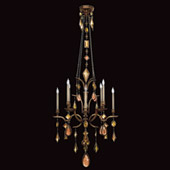 Crystal Encased Gems Chandelier - Fine Art Handcrafted Lighting 708640-1