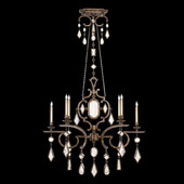 Crystal Encased Gems Clear Gems Oval Chandelier - Fine Art Handcrafted Lighting 708940-3