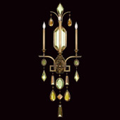 Crystal Encased Gems Wall Sconce - Fine Art Handcrafted Lighting 710450-1