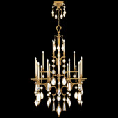 Crystal Encased Gems Clear Large Chandelier - Fine Art Handcrafted Lighting 714640-3