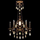 Crystal Encased Gems Oval Chandelier - Fine Art Handcrafted Lighting 726040-1