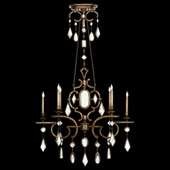 Crystal Encased Gems Clear Oval Chandelier - Fine Art Handcrafted Lighting 726040-3