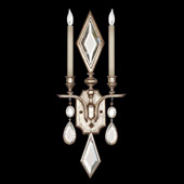 Crystal Encased Gems Clear Wall Sconce - Fine Art Handcrafted Lighting 729050-3
