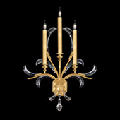 Crystal Beveled Arcs Wall Sconce - Fine Art Handcrafted Lighting 738550-3
