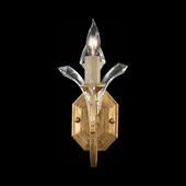 Crystal Beveled Arcs Gold Wall Sconce - Fine Art Handcrafted Lighting 761450