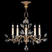 Crystal Crystal Laurel Five Light Chandelier - Fine Art Handcrafted Lighting 775840