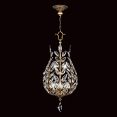 Crystal Crystal Laurel Gold Pendant - Fine Art Handcrafted Lighting 776540