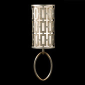 Contemporary Allegretto Silver Wall Sconce - Fine Art Handcrafted Lighting 787450