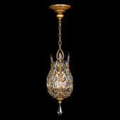 Crystal Crystal Laurel Small Pendant Lantern - Fine Art Handcrafted Lighting 804640-2