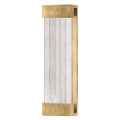 Transitional Crystal Bakehouse ADA Wall Sconce - Fine Art Handcrafted Lighting 811050-43