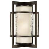 Contemporary Singapore Moderne Outdoor Wall Sconce - Fine Art Handcrafted Lighting 818281