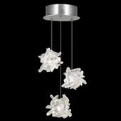Contemporary Natural Inspirations 9" Round Multi Pendant Fixture - Fine Art Handcrafted Lighting 852340-102L