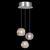 Contemporary Natural Inspirations 9" Round Multi Pendant Fixture - Fine Art Handcrafted Lighting 852340-106L