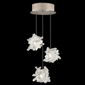 Contemporary Natural Inspirations 9" Round Multi Pendant Fixture - Fine Art Handcrafted Lighting 852340-202L