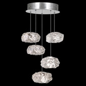 Contemporary Natural Inspirations 12" Round Multi Pendant Fixture - Fine Art Handcrafted Lighting 852440-11L