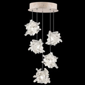 Contemporary Natural Inspirations 12" Round Multi Pendant Fixture - Fine Art Handcrafted Lighting 852440-202L