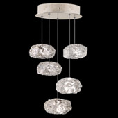 Contemporary Natural Inspirations 12" Round Multi Pendant Fixture - Fine Art Handcrafted Lighting 852440-21L