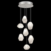 Contemporary Natural Inspirations 14" Round Multi Pendant Fixture - Fine Art Handcrafted Lighting 852640-13L