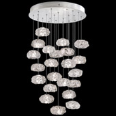 Contemporary Natural Inspirations 24" Round Multi Pendant Fixture - Fine Art Handcrafted Lighting 853240-11L